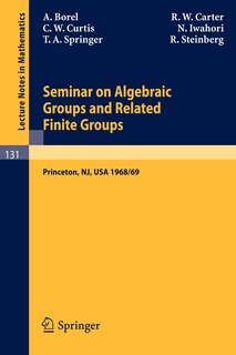 Couverture_Seminar on Algebraic Groups and Related Finite Groups