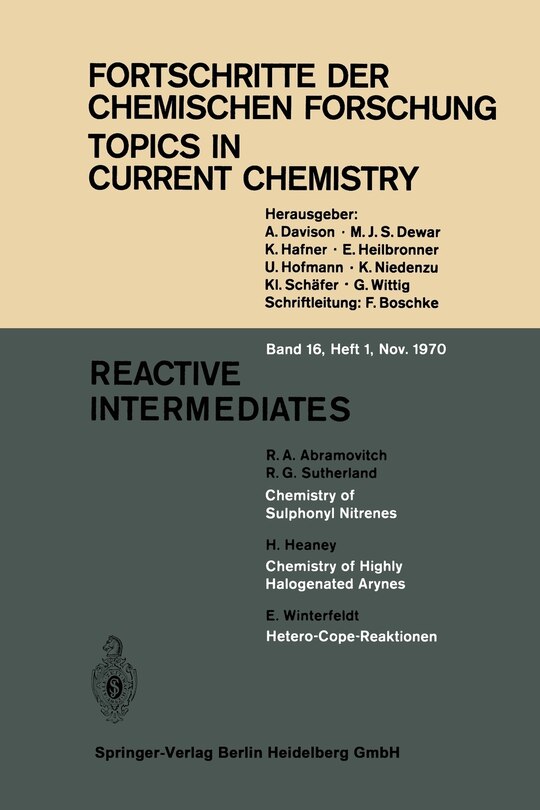 Front cover_Reactive Intermediates