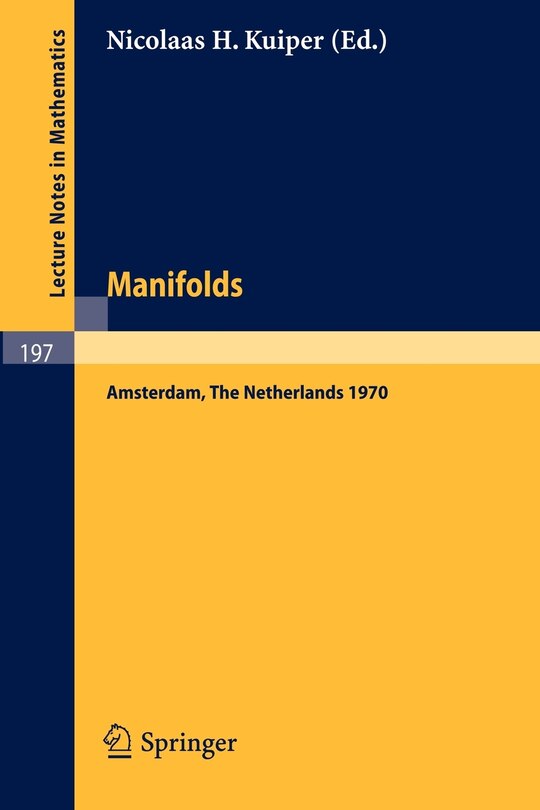 Couverture_Manifolds - Amsterdam 1970
