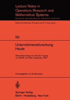 Front cover_Unternehmensforschung Heute