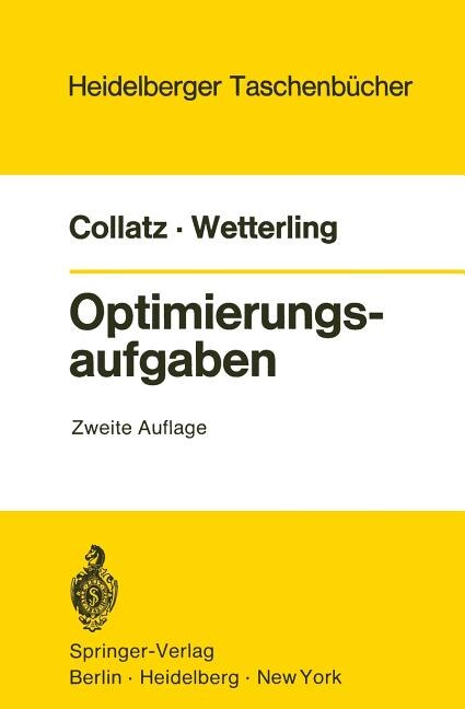 Front cover_Optimierungsaufgaben