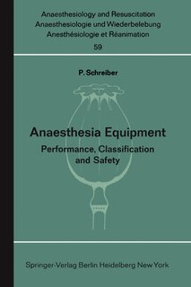 Front cover_Anaesthesia Equipment