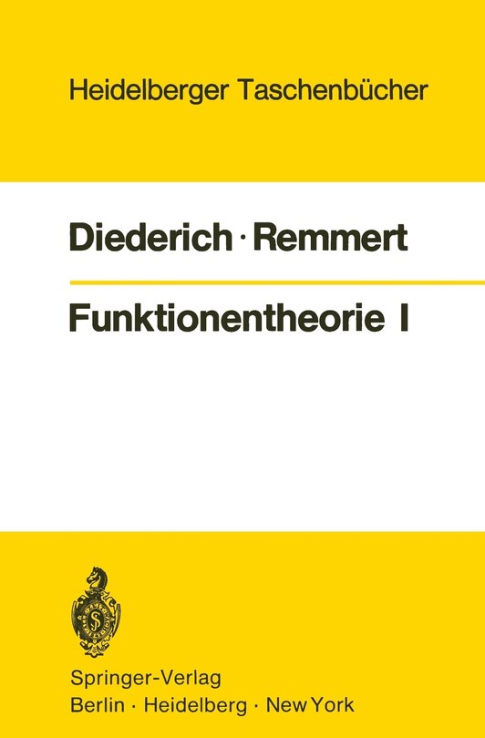 Front cover_Funktionentheorie I