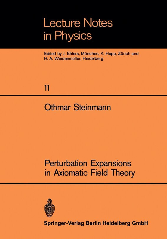 Front cover_Perturbation Expansions in Axiomatic Field Theory