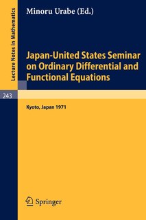 Couverture_Japan-United States Seminar on Ordinary Differential and Functional Equations