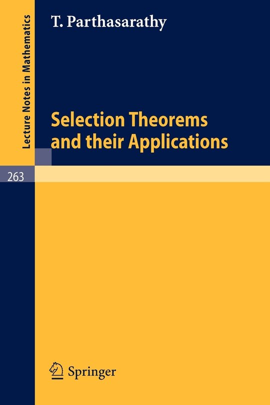 Couverture_Selection Theorems and Their Applications