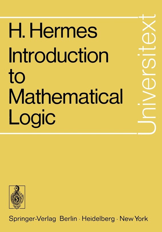 Front cover_Introduction to Mathematical Logic