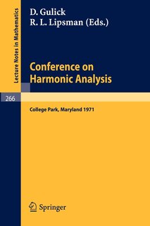 Couverture_Conference on Harmonic Analysis