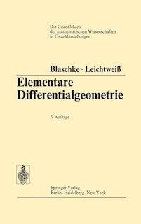 Couverture_Elementare Differentialgeometrie