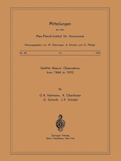 Satellite Beacons Observations from 1964 to 1970
