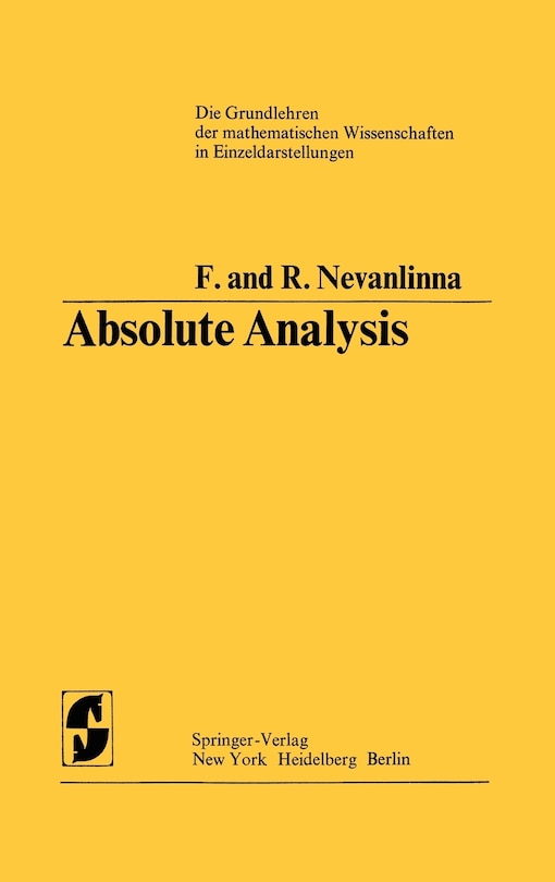 Front cover_Absolute Analysis