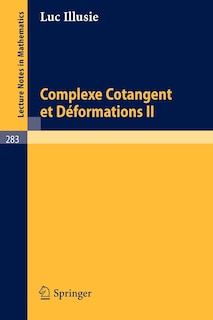 Front cover_Complexe Cotangent et Deformations II