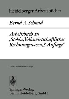 Front cover_Arbeitsbuch Zu Stobbe, Volkswirtschaftliches Rechnungswesen, 3.Auflage