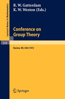 Front cover_Conference on Group Theory