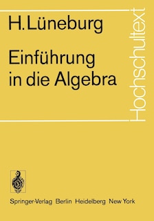 Front cover_Einführung in die Algebra