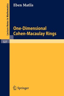 Front cover_One-Dimensional Cohen-Macaulay Rings