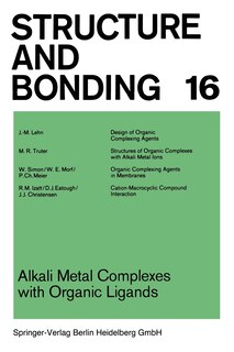 Couverture_Alkali Metal Complexes with Organic Ligands