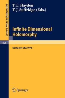 Couverture_Proceedings on Infinite Dimensional Holomorphy