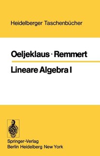 Front cover_Lineare Algebra I