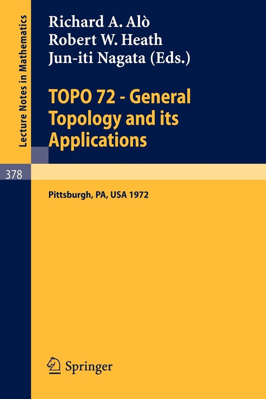 Couverture_TOPO 72 - General Topology and its Applications