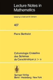 Front cover_Cohomologie Cristalline des Schemas de Caracteristique p O