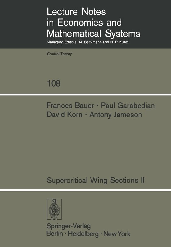 Couverture_Supercritical Wing Sections II