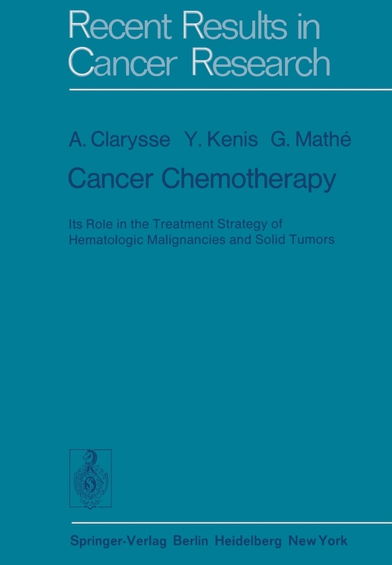 Front cover_Cancer Chemotherapy