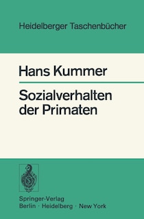 Front cover_Sozialverhalten der Primaten