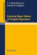 Couverture_Extreme Eigen Values of Toeplitz Operators