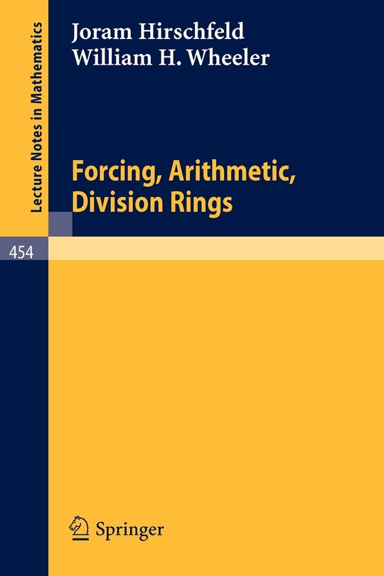 Couverture_Forcing, Arithmetic, Division Rings