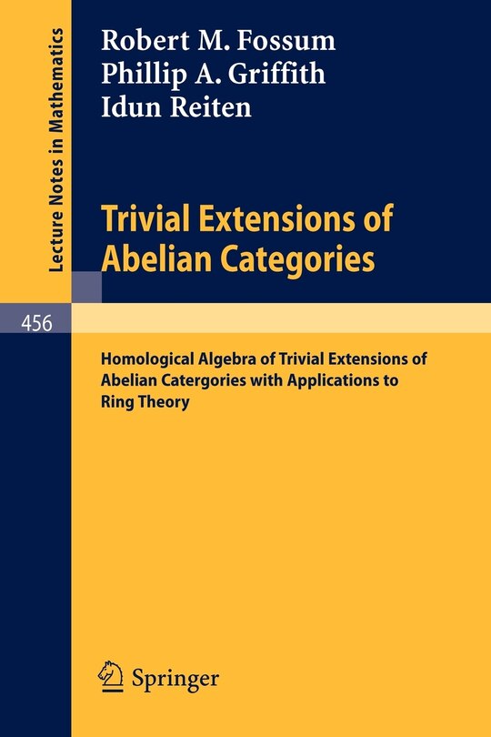 Front cover_Trivial Extensions of Abelian Categories