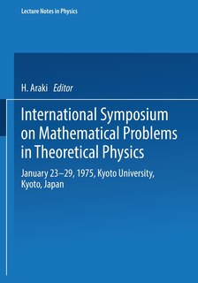 Couverture_International Symposium on Mathematical Problems in Theoretical Physics