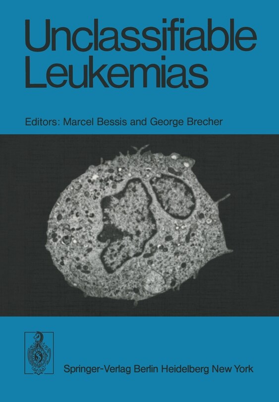 Couverture_Unclassifiable Leukemias