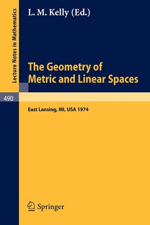Couverture_The Geometry of Metric and Linear Spaces