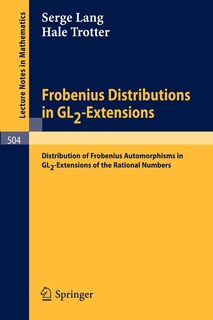 Front cover_Frobenius Distributions in GL2-Extensions