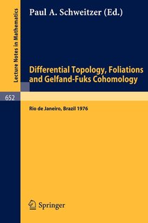 Front cover_Differential Topology, Foliations and Gelfand-Fuks Cohomology