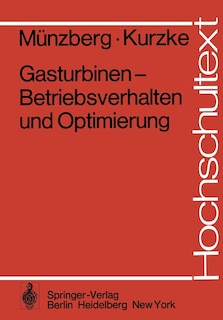 Front cover_Gasturbinen -- Betriebsverhalten Und Optimierung