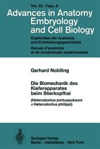 Front cover_Die Biomechanik des Kieferapparates beim Stierkopfhai