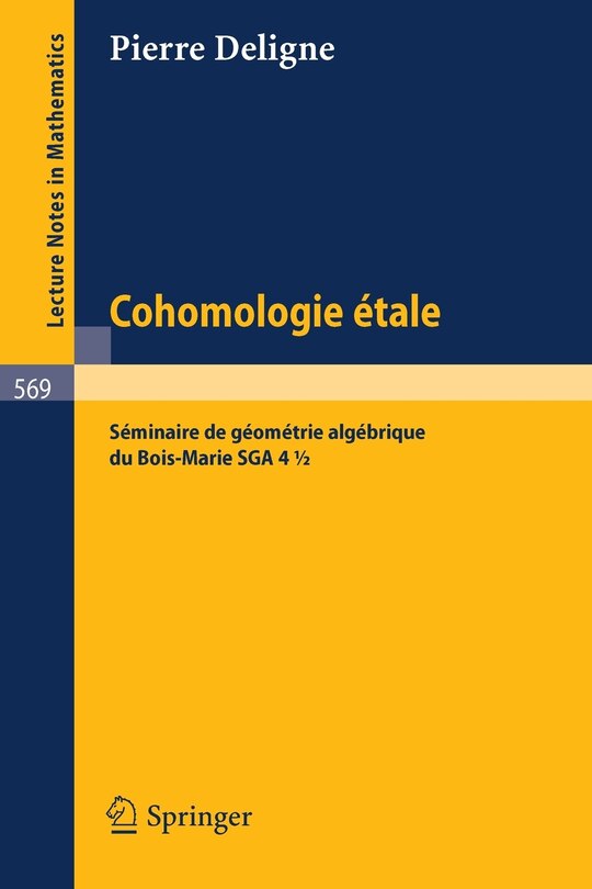 Front cover_Cohomologie Etale