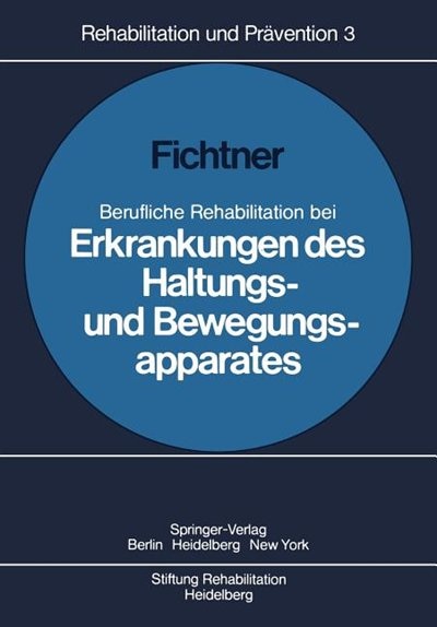 Front cover_Berufliche Rehabilitation bei Erkrankungen des Haltungs- und Bewegungsapparates