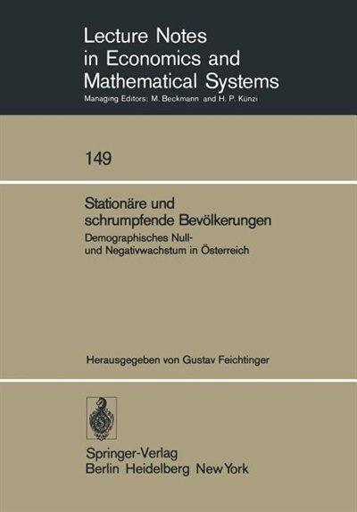 Front cover_Stationäre Und Schrumpfende Bevölkerungen