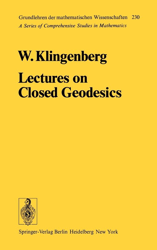 Couverture_Lectures on Closed Geodesics