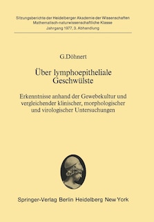 Front cover_Über lymphoepitheliale Geschwülste