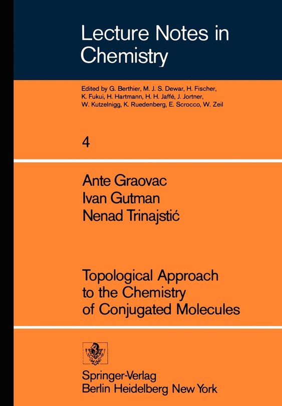 Couverture_Topological Approach to the Chemistry of Conjugated Molecules