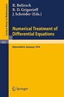 Front cover_Numerical Treatment of Differential Equations