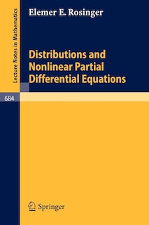 Couverture_Distributions and Nonlinear Partial Differential Equations