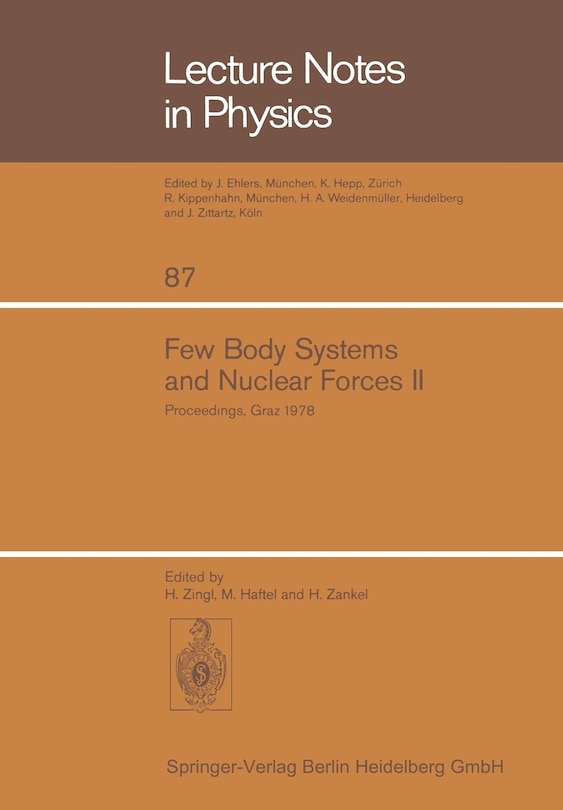 Front cover_Few Body Systems and Nuclear Forces II