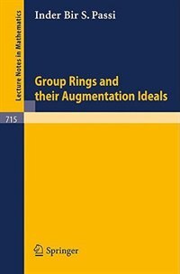 Couverture_Group Rings and Their Augmentation Ideals