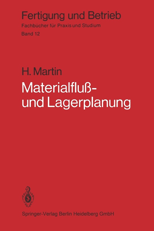 Front cover_Materialfluß- und Lagerplanung