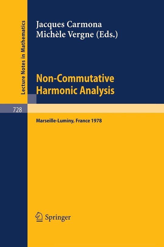 Front cover_Non-Commutative Harmonic Analysis